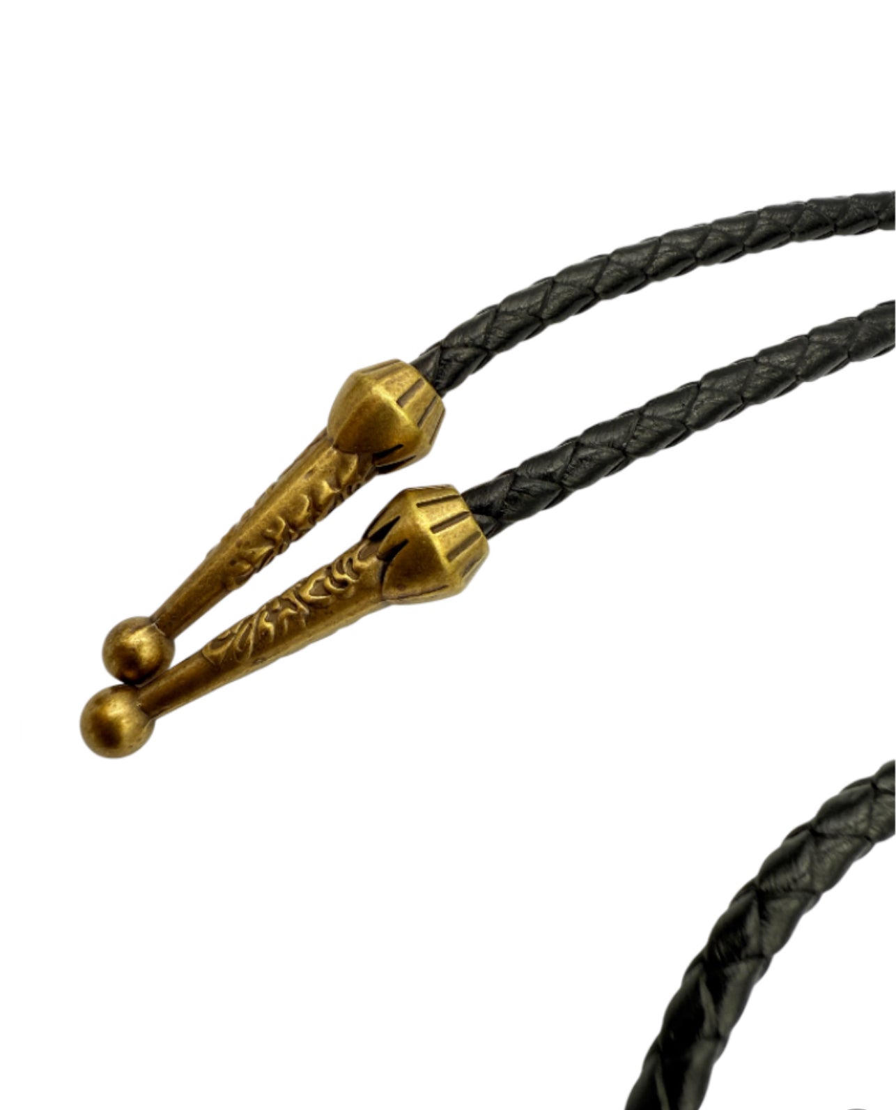 J7125 - Real Leather & Cowhide Adult Bolo Tie