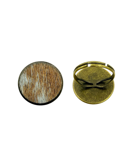 J6481C - Western Real Cowhide Ring