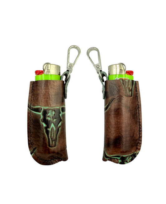 A8892A -  Leather Lighter Holder w Clip