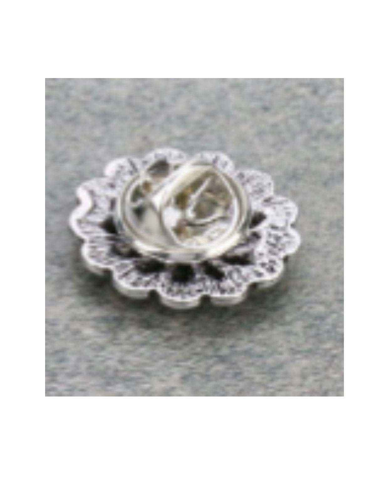 J6677D - Western Squash Blossom Stone Hat Pin