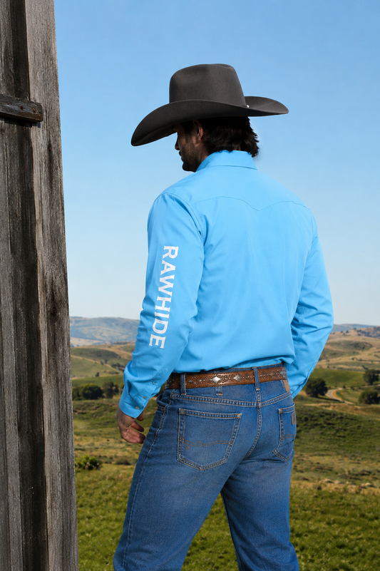 M3033 - Barrett Rawhide Western Mens Arena Shirt - Rawhide Western Wear 