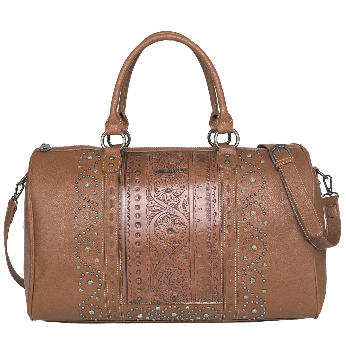 MW10675110 - Montana West Embossed Collection Weekender Bag