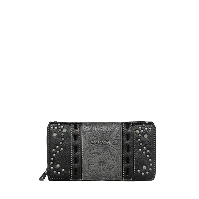 MW1067W010 - Montana West Embossed Collection Wallet
