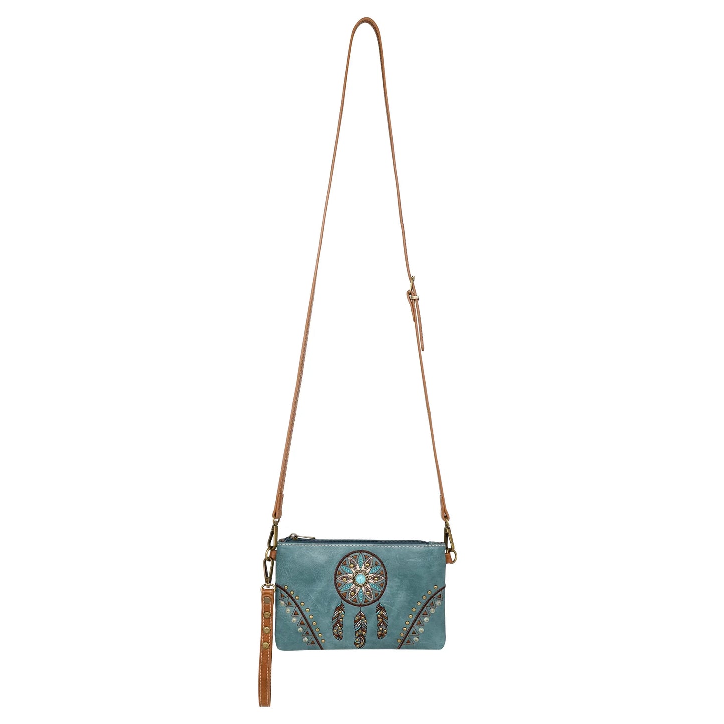 MW1206181 - Montana West Embroidered Collection Clutch/Crossbody