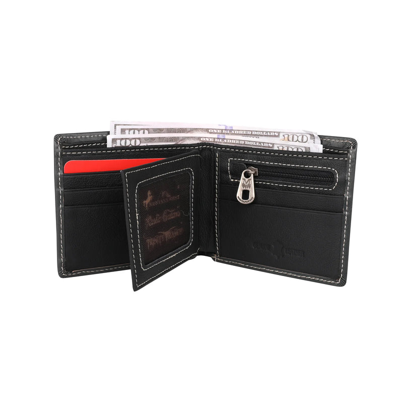 MWSW001 - Genuine Tooled Leather Collection Men's Wallet