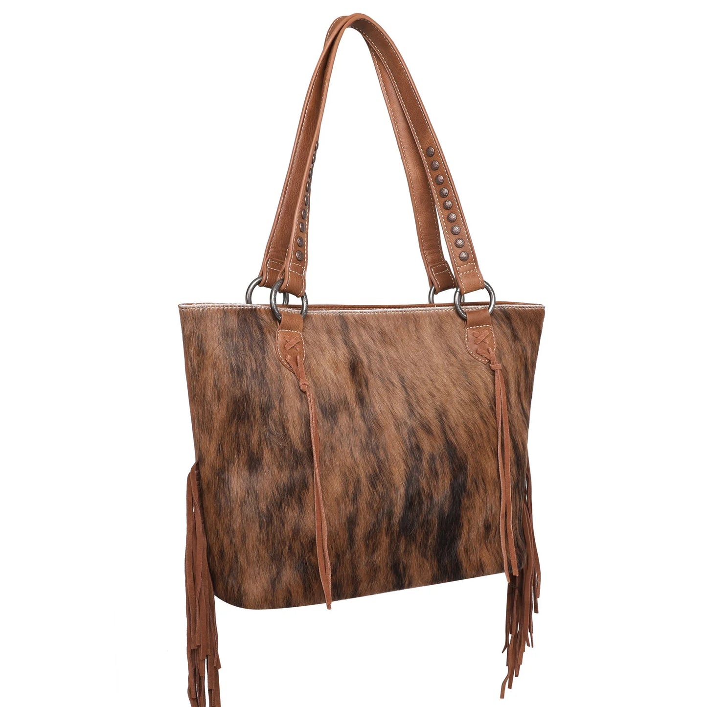 MWT121H8317 - Trinity Ranch Hair-On Cowhide Collection Concealed Carry Tote