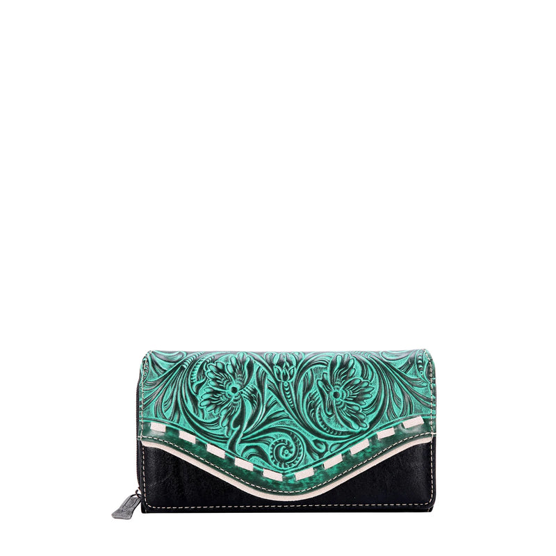 TR150W010 - Trinity Ranch Tooled Collection Wallet