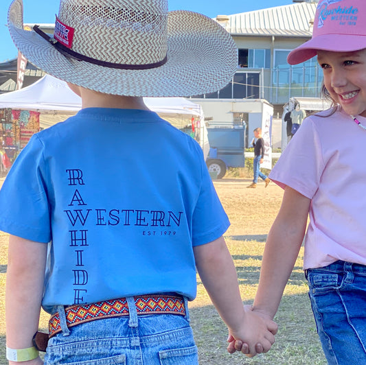 P4130 - Rawhide Kids Blue Tee