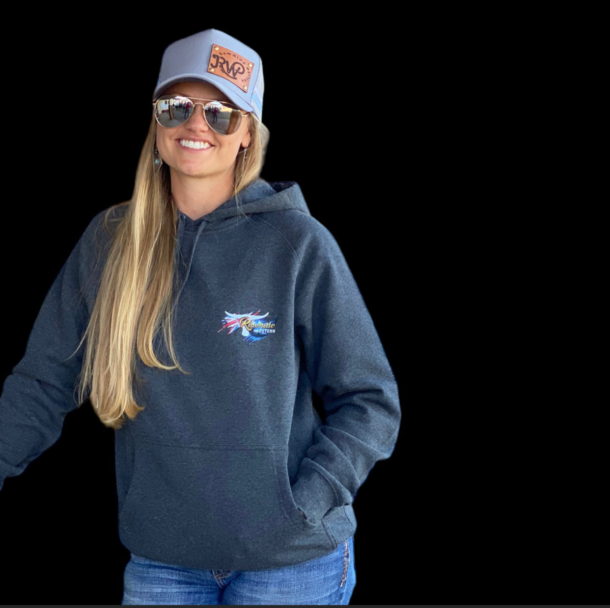 P4124 - Rawhide Asphalt Marle Hoodie - Unisex