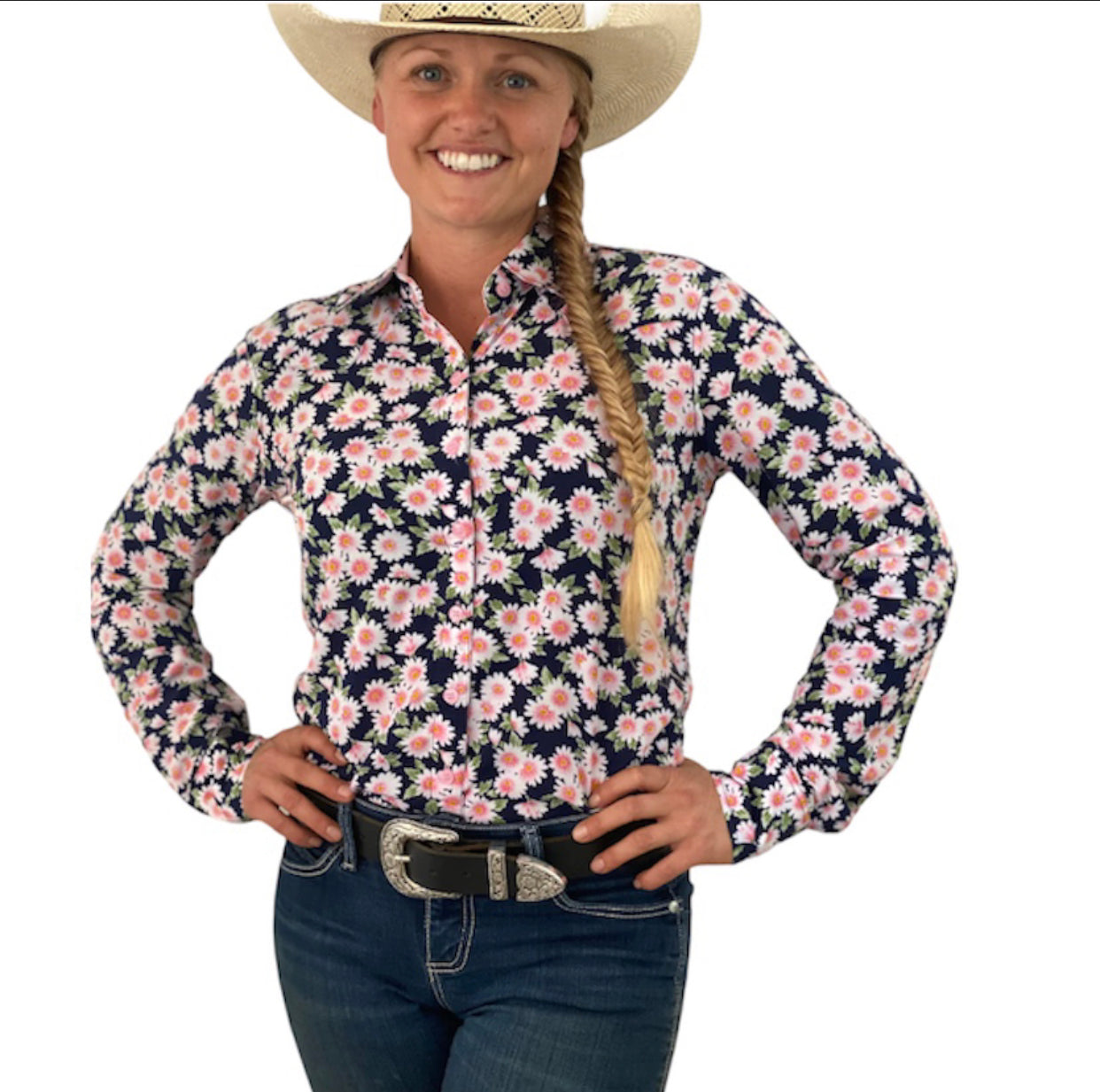 L1377 - Zoee Daisy Ladies Western Shirt