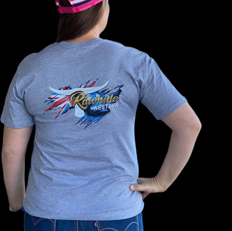 P4128 - Rawhide Grey Tee - Unisex