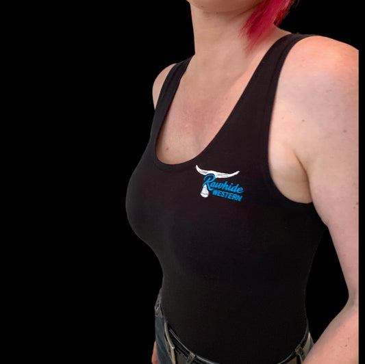 P4044 - Rawhide Black Singlet