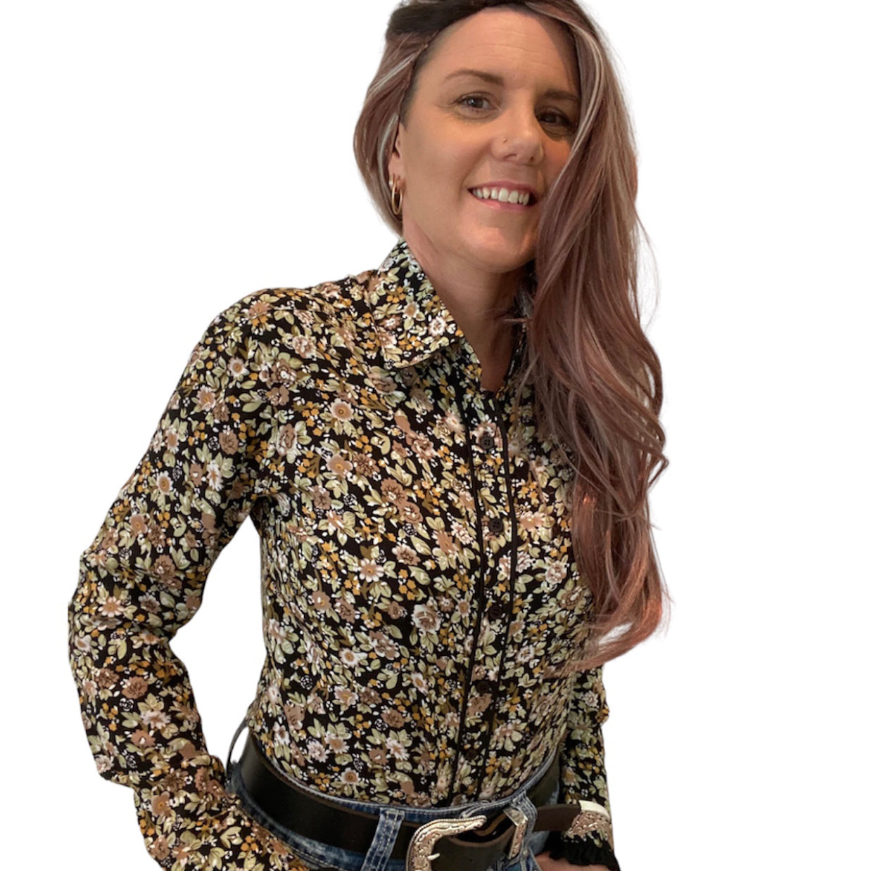 L1353 - Flora Ladies Western Shirt