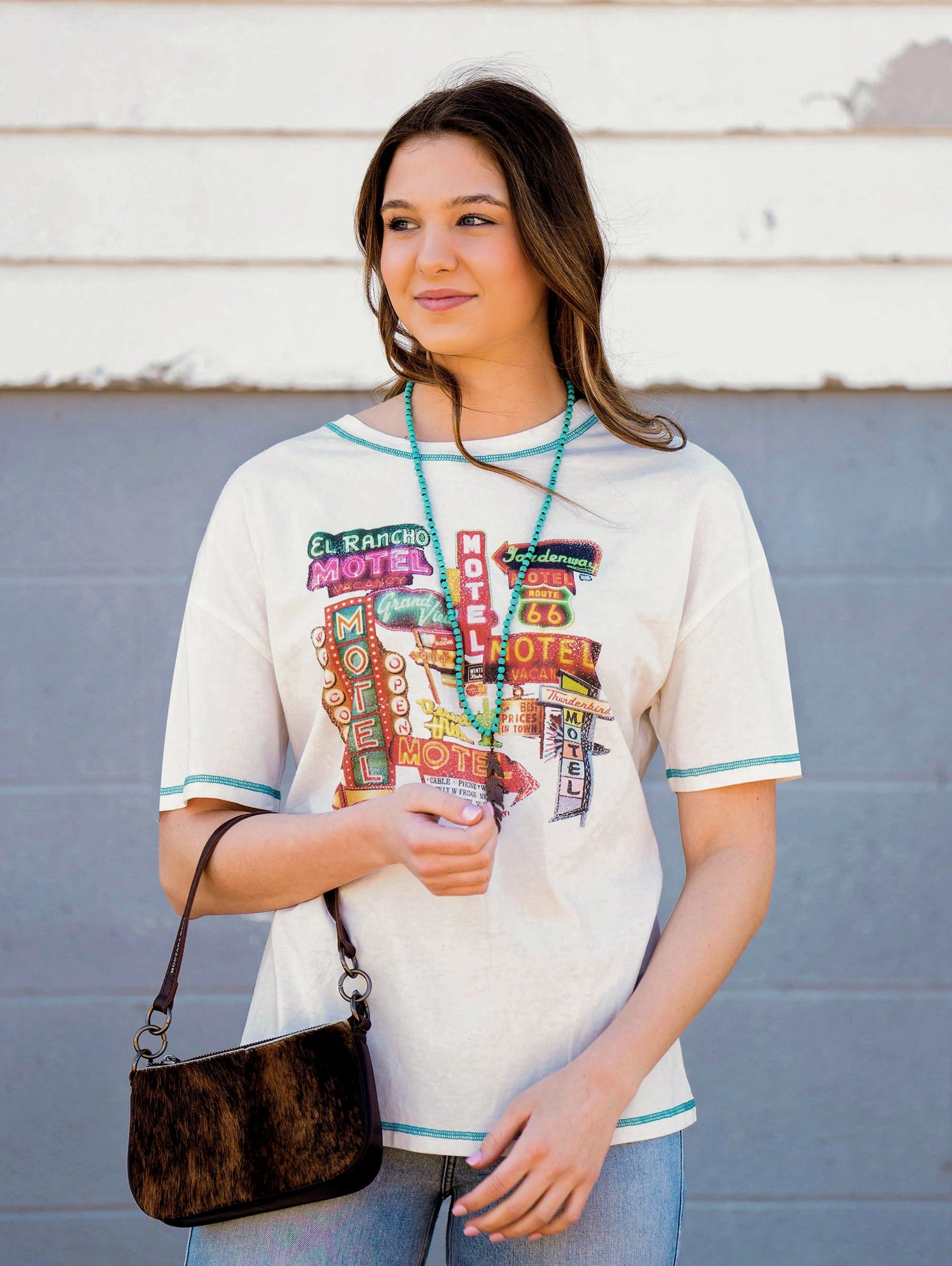 ABT2009 - Mineral Wash “Motel” Graphic Short Sleeve Relaxed Fit Tee