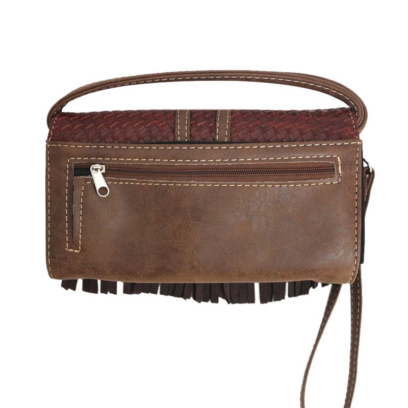 A8330 - Western Turquoise Accent with Fringe Wallet
