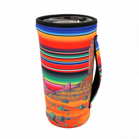 SD2033 - Serape Southwest Landscape Tumbler Drink Sleeve/Cooler