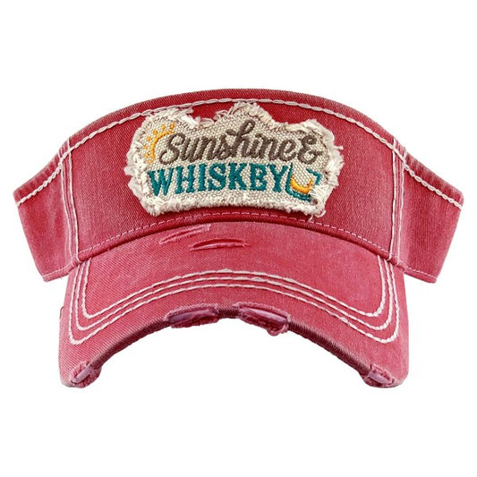 145HPK - “Sunshine & Whiskey” Vintage Sun Visor