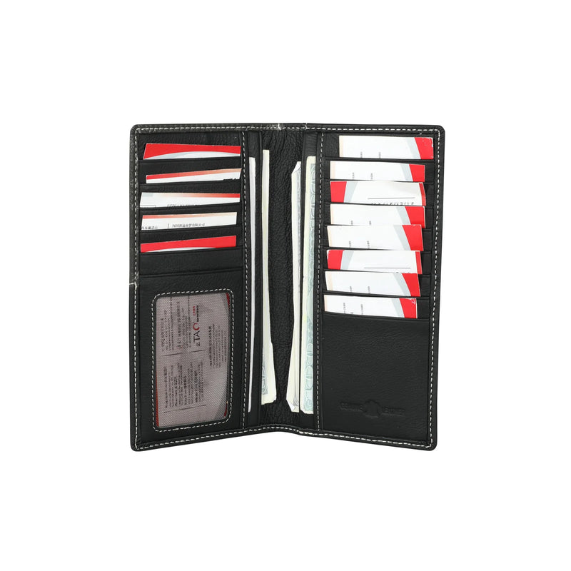 MWLW027 - Genuine Tooled Leather Pistol Collection Men's Wallet