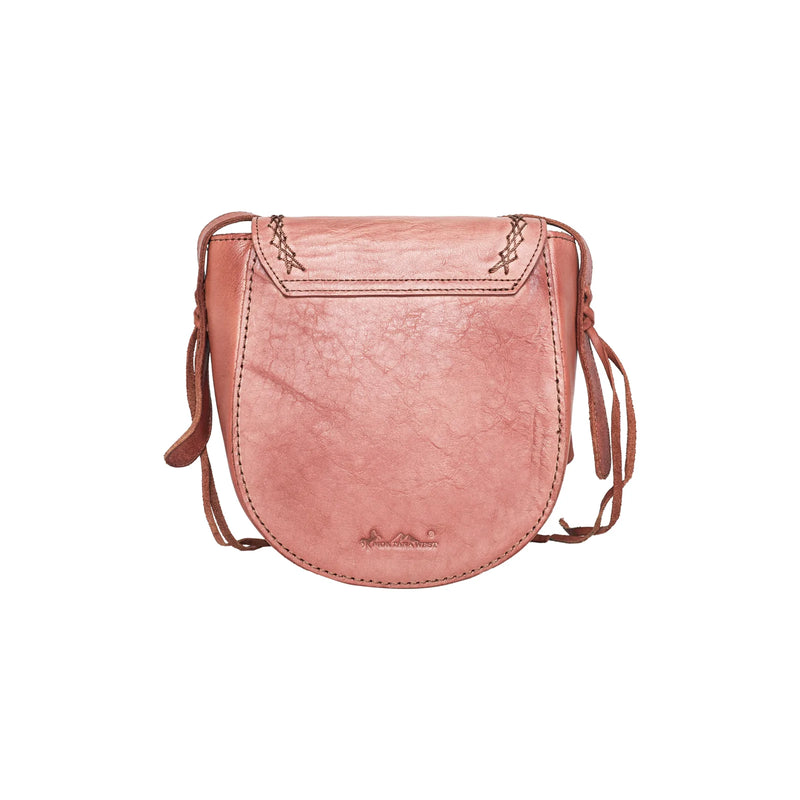 RLCL152 - Montana West Real Leather Concho Collection Crossbody Bag