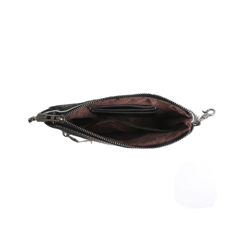 RLH004 - Montana West Hair-On Cowhide Leather Clutch/Crossbody