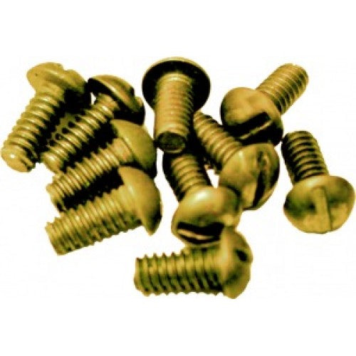 080448B  - Rowel Screws Brass (pack x2)