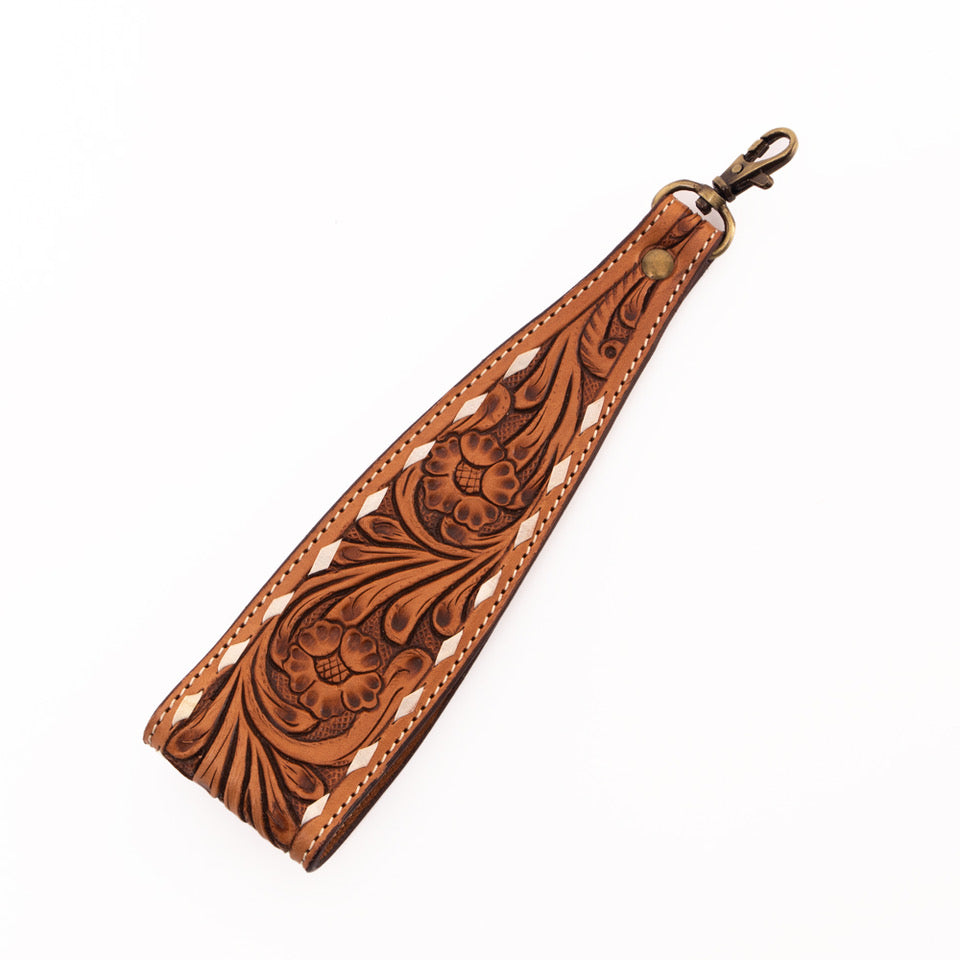A8213 - Tooling Leather Wristlet