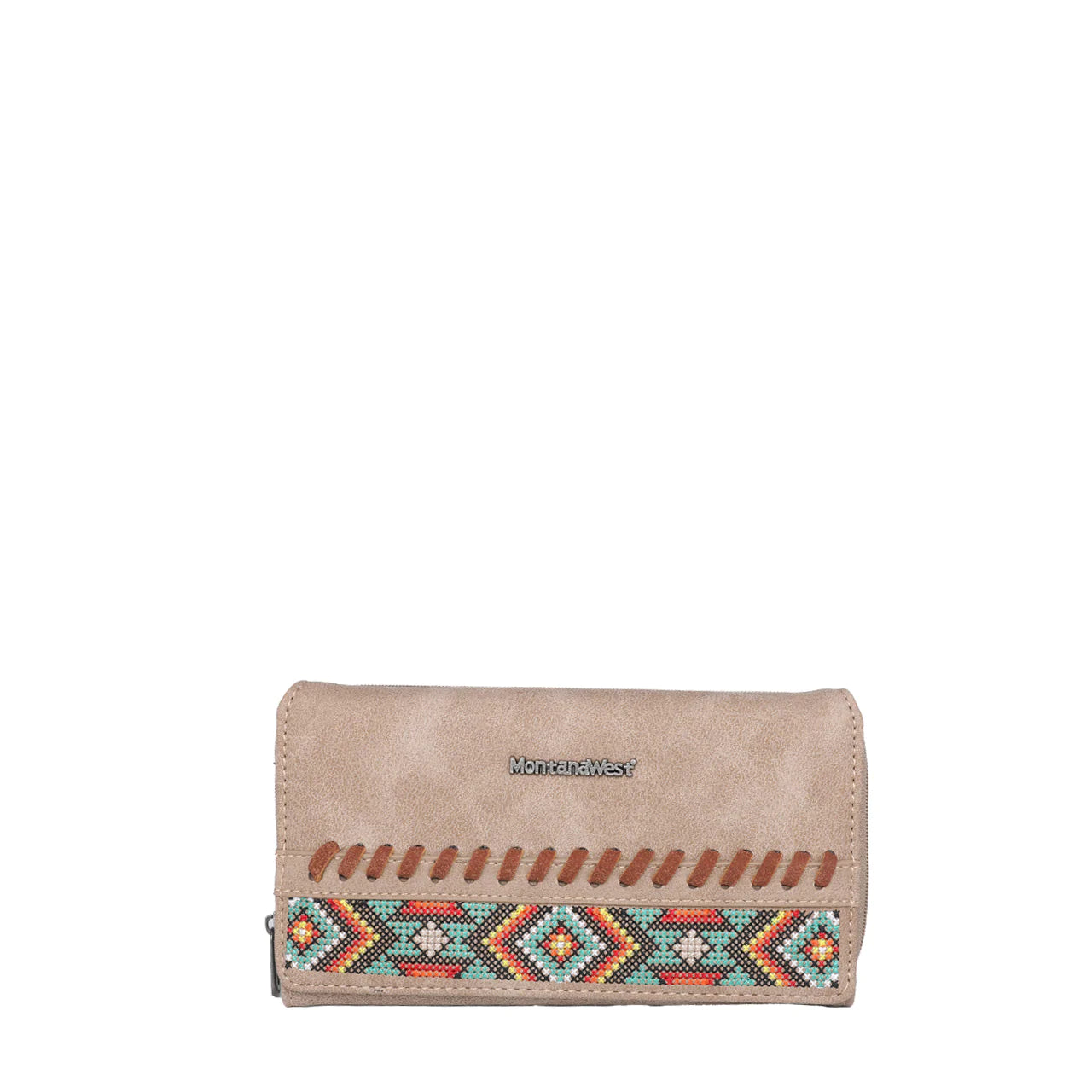 MW1074W010 - Montana West Embroidered Aztec Collection Wallet