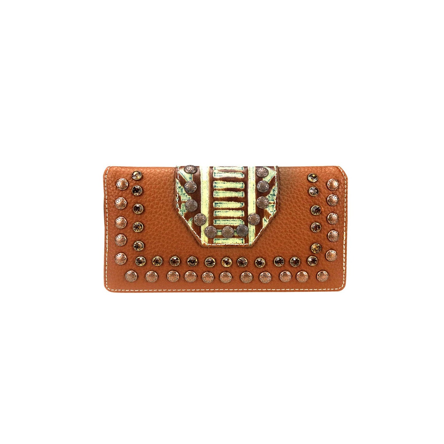 TR104W010 - Trinity Ranch Embossed Collection Secretary Style Wallet