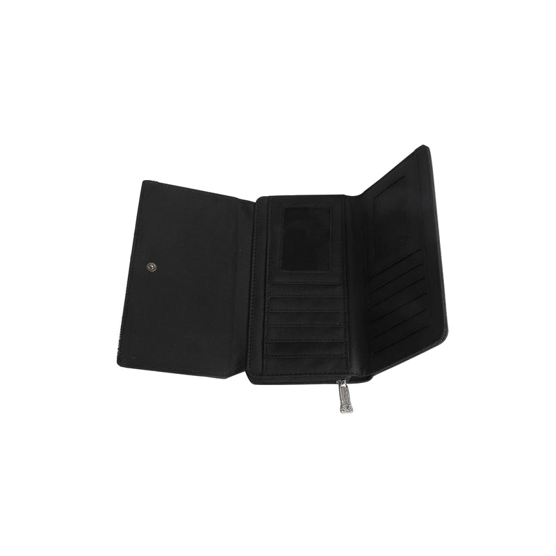 TR137W010 - Trinity Ranch Hair On Cowhide Collection Wallet