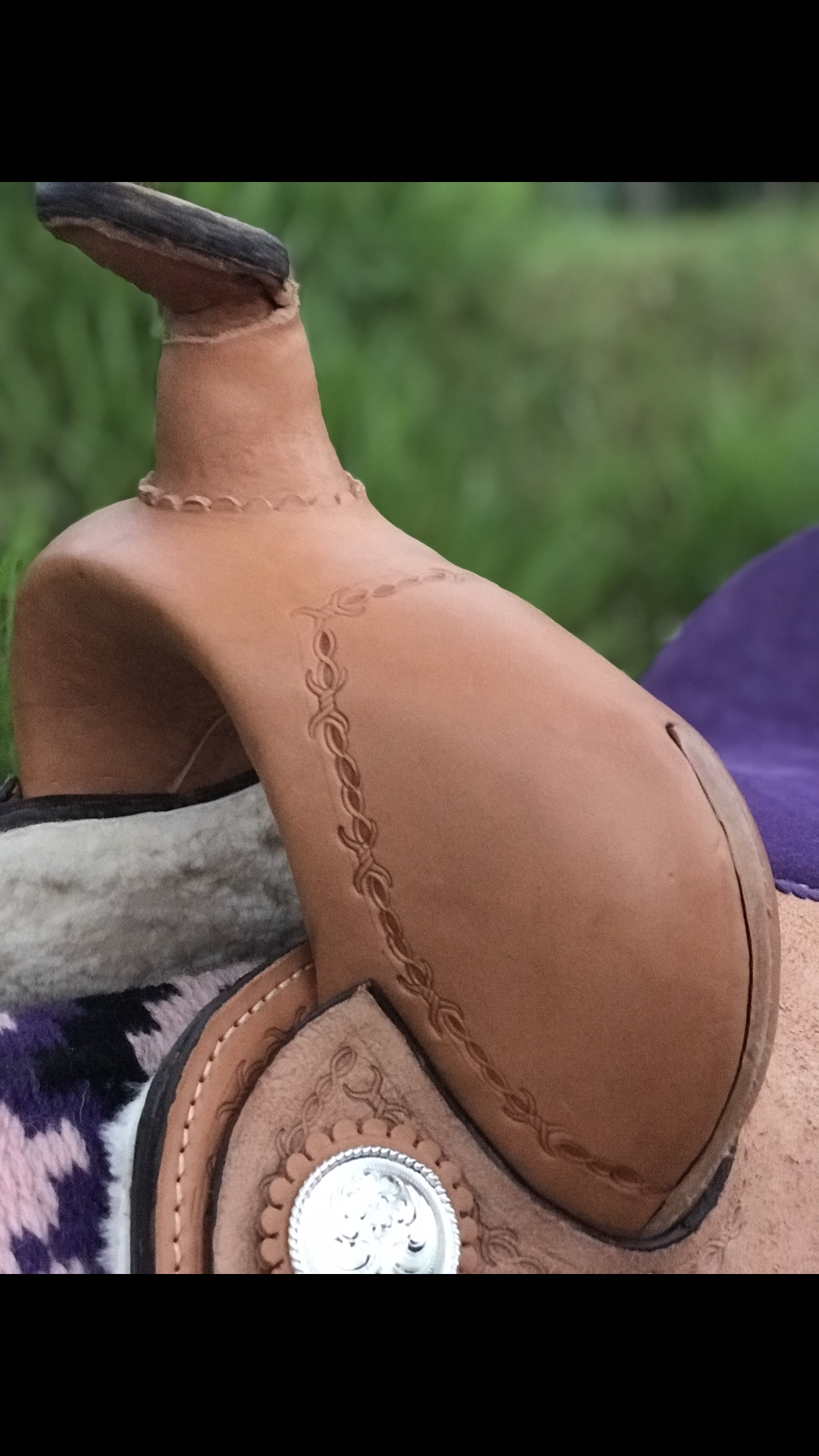 Custome Made Barrel Racing Saddle - Rawhide Western Wear 