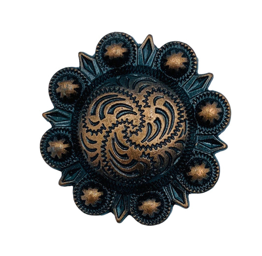 A7259 - Antique Copper  Berry Concho - Rawhide Western Wear 