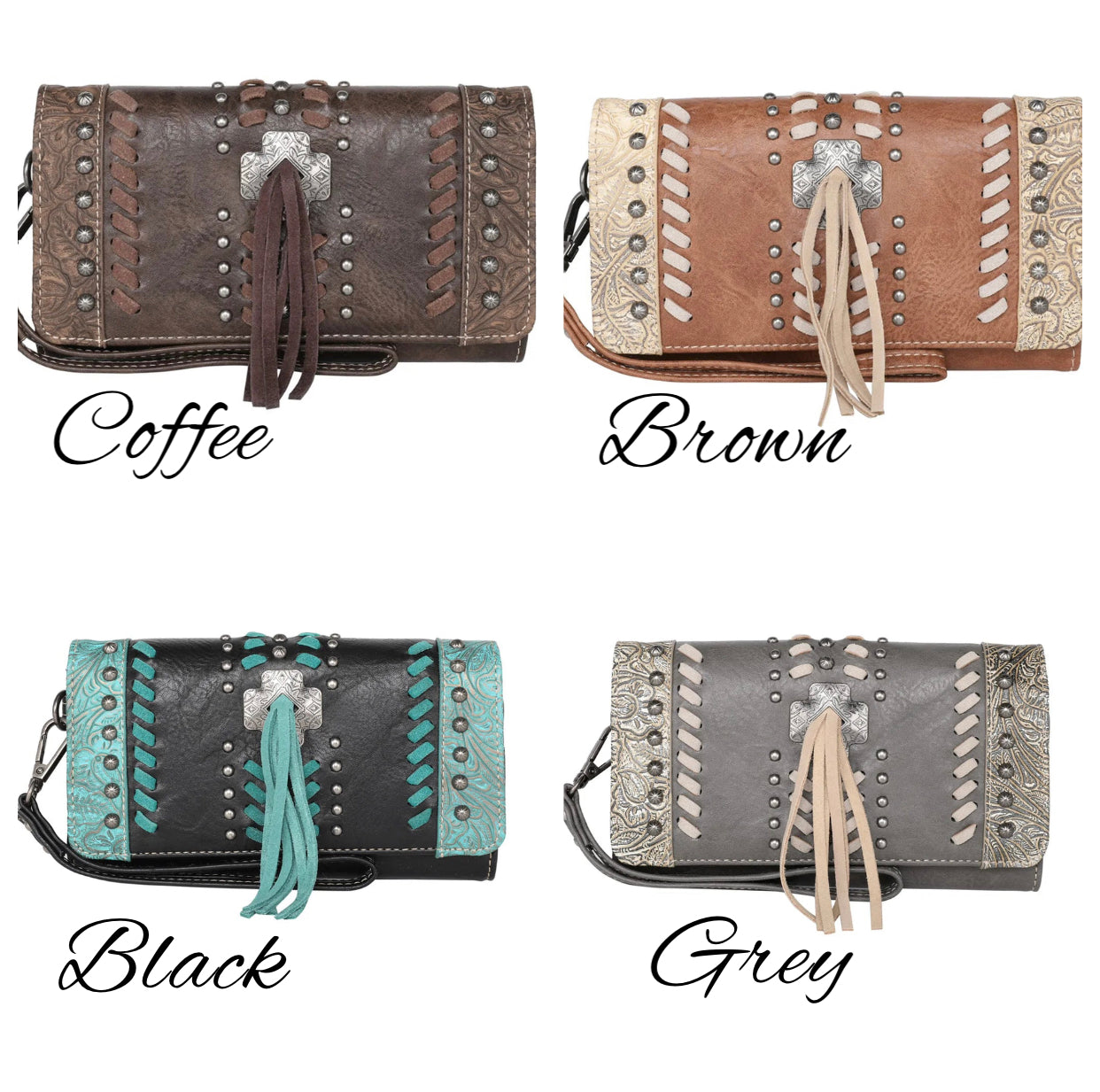 MW1098W018 - Montana West Concho Collection Wallet