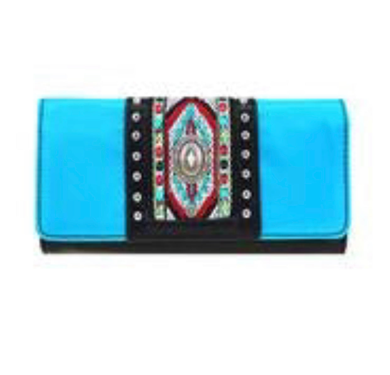 MW897W018 Montana West Aztec Collection Wallet/Wristlet - Rawhide Western Wear 
