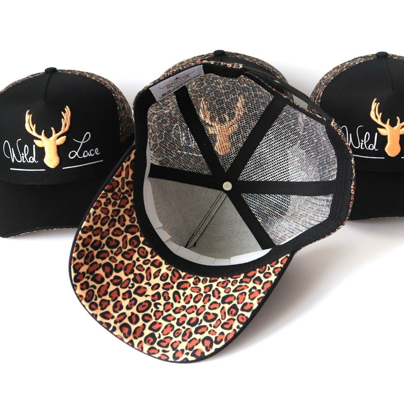 C370 - Wild Lace Leopard Country Trucker Cap