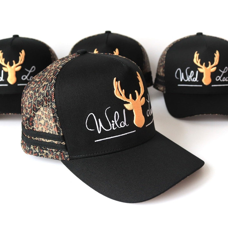 C370 - Wild Lace Leopard Country Trucker Cap
