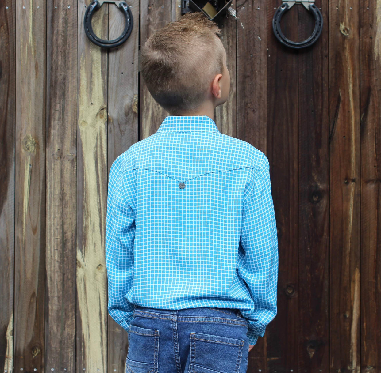 K2049B - Archer Kids Western Shirt