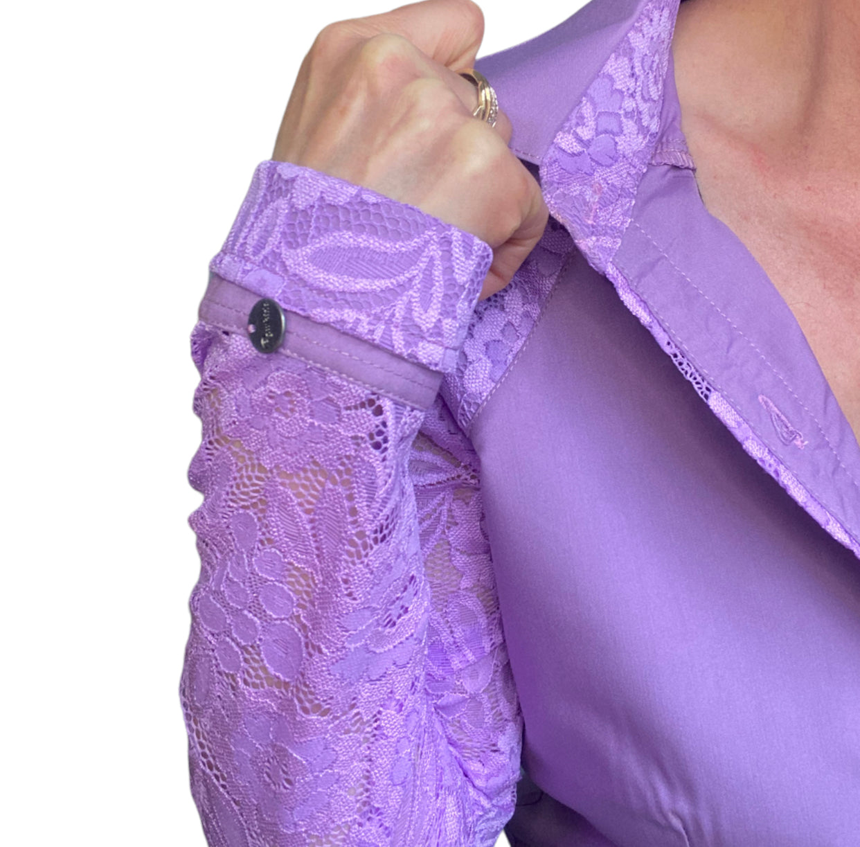 L1452 - Bridy 1/2 Lace Ladies Western Shirt