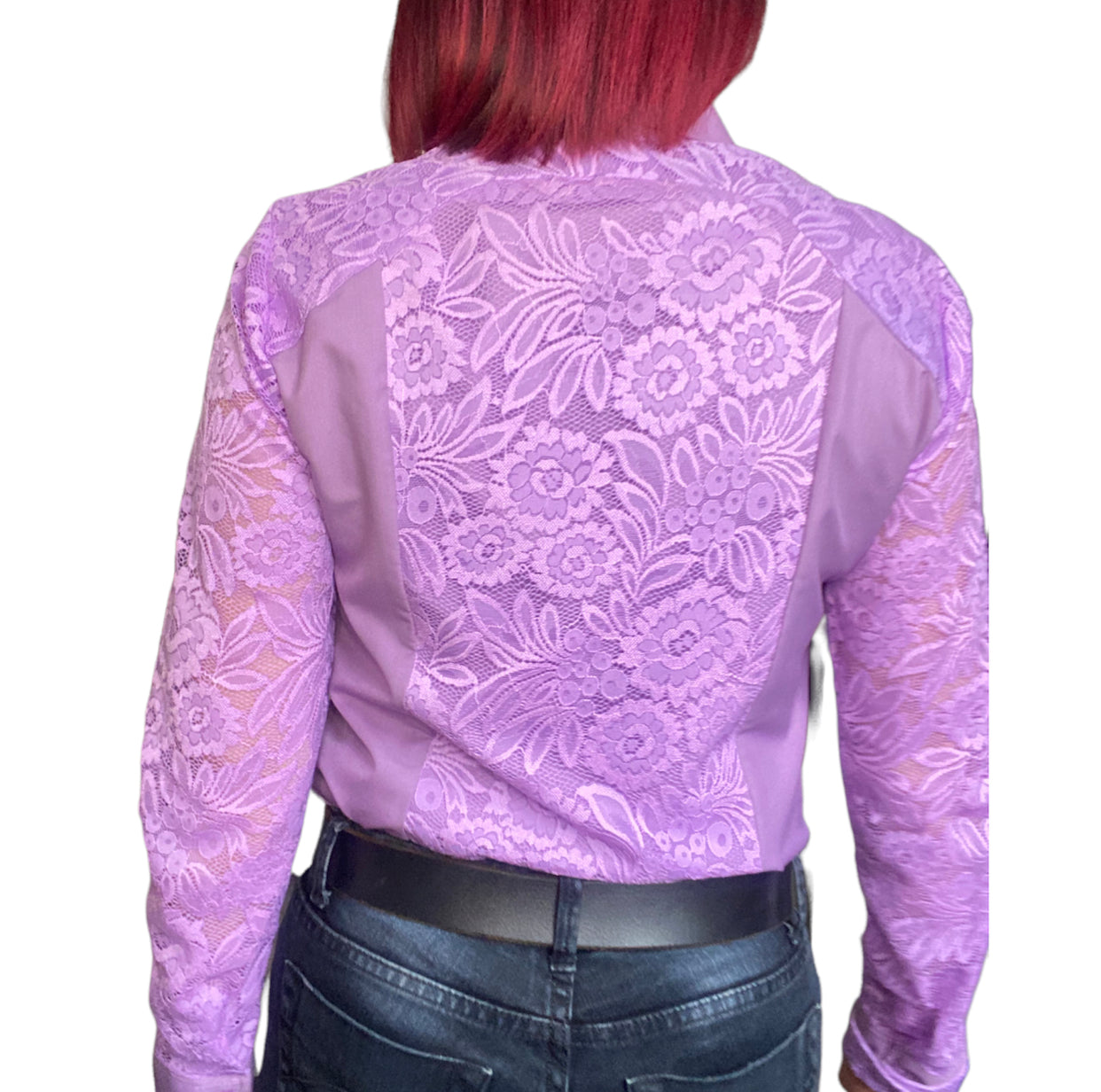 L1452 - Bridy 1/2 Lace Ladies Western Shirt
