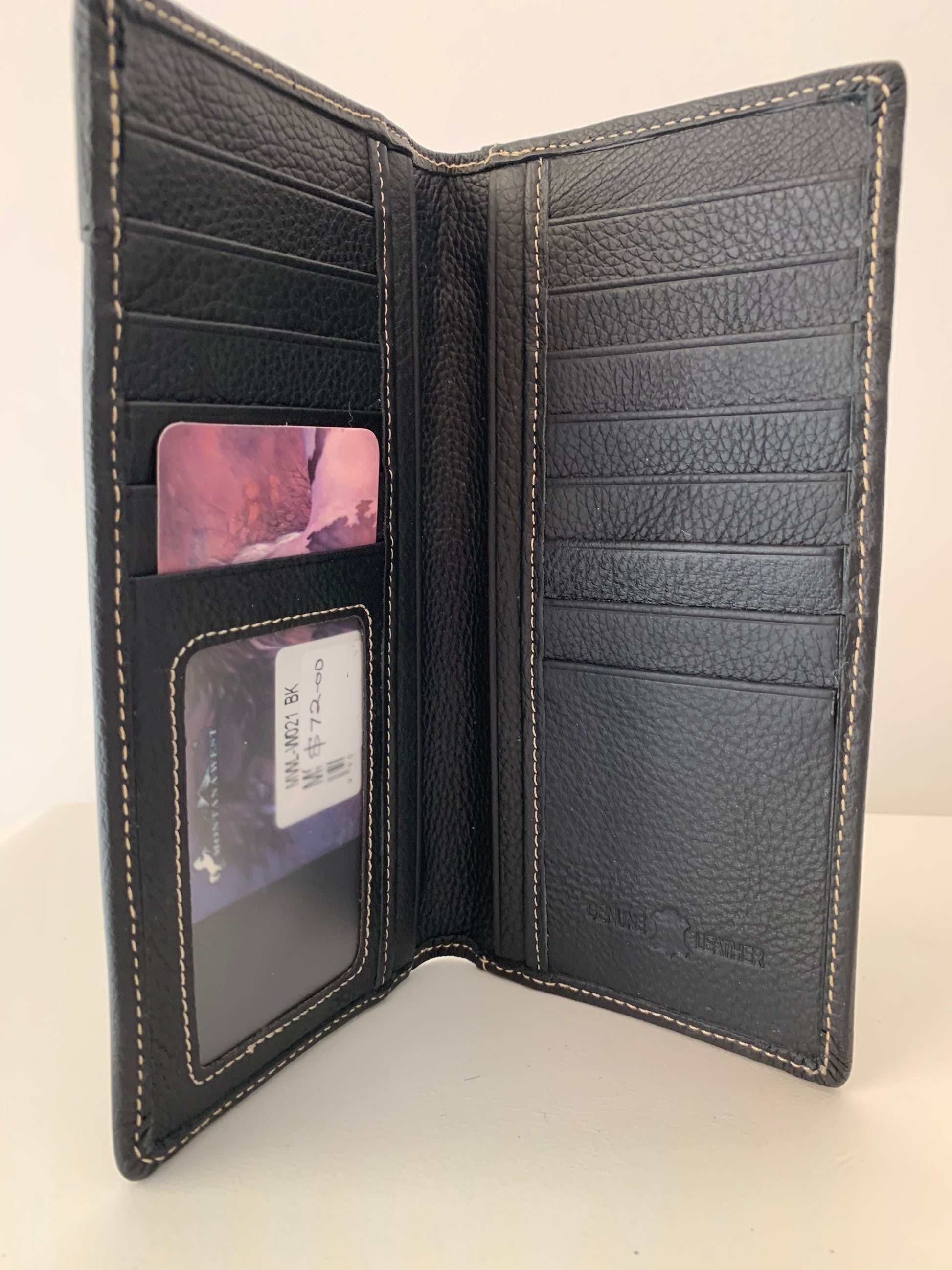 MWSW021 Genuine Leather Concho Collection Men's Wallet - Rawhide Western Wear 