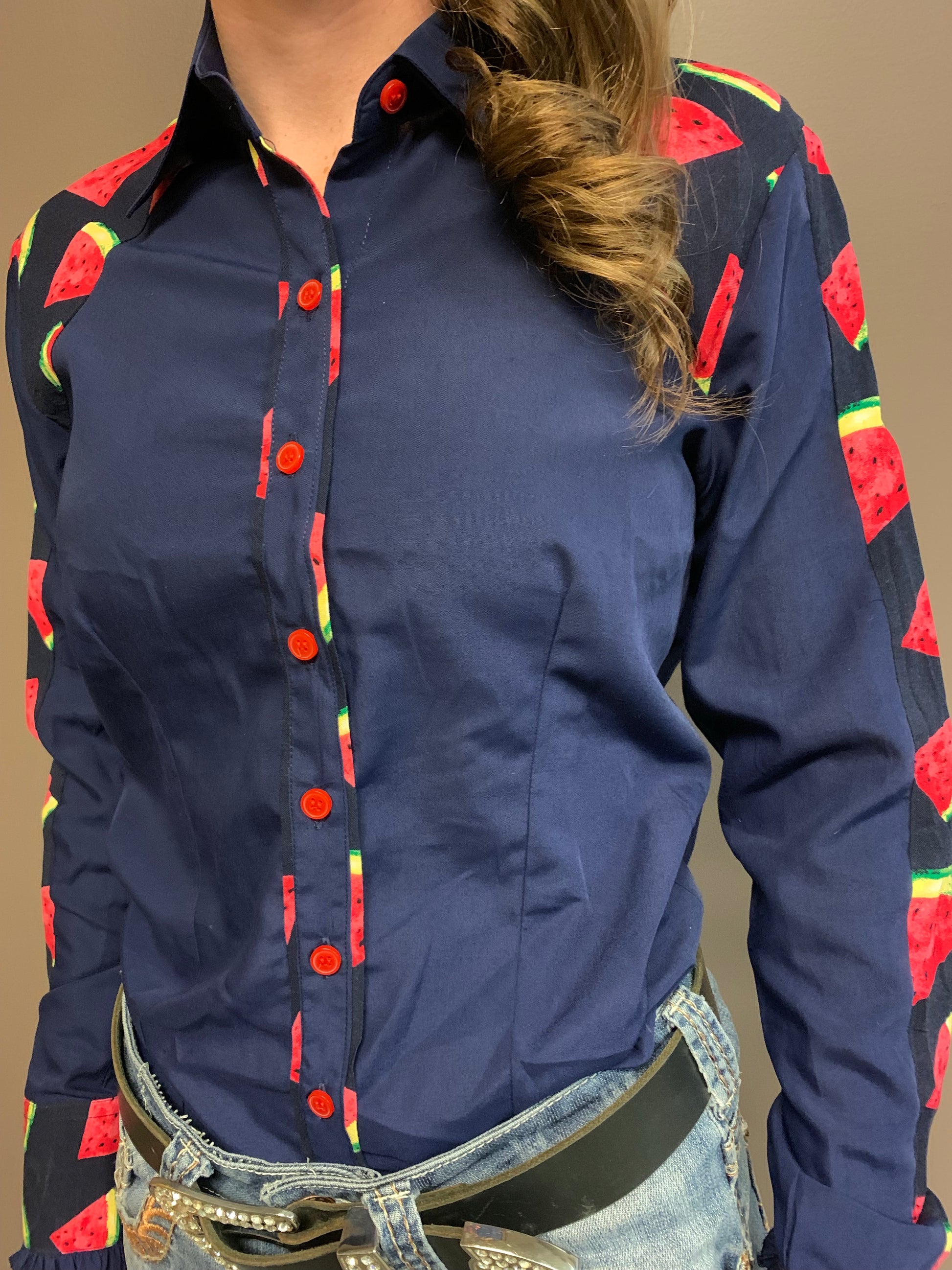 L1311 Melon Ladies Shirt - Rawhide Western Wear 