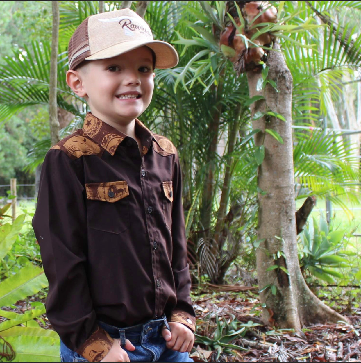 K2048B - Andrew Kids Western Shirt