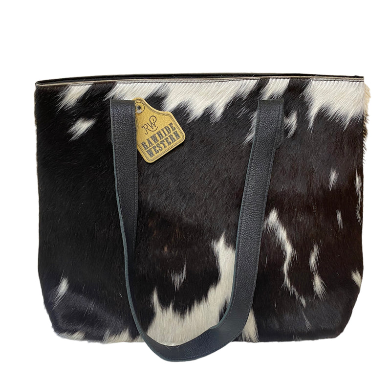A8141 - Hair-On Cowhide Carry Tote