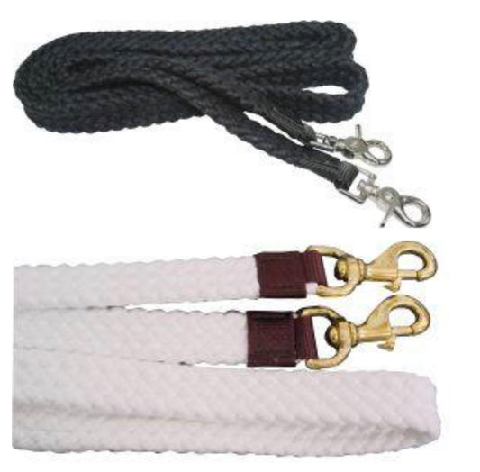 174435 - Flat Braided Cotton Reins 7` - Rawhide Western Wear 