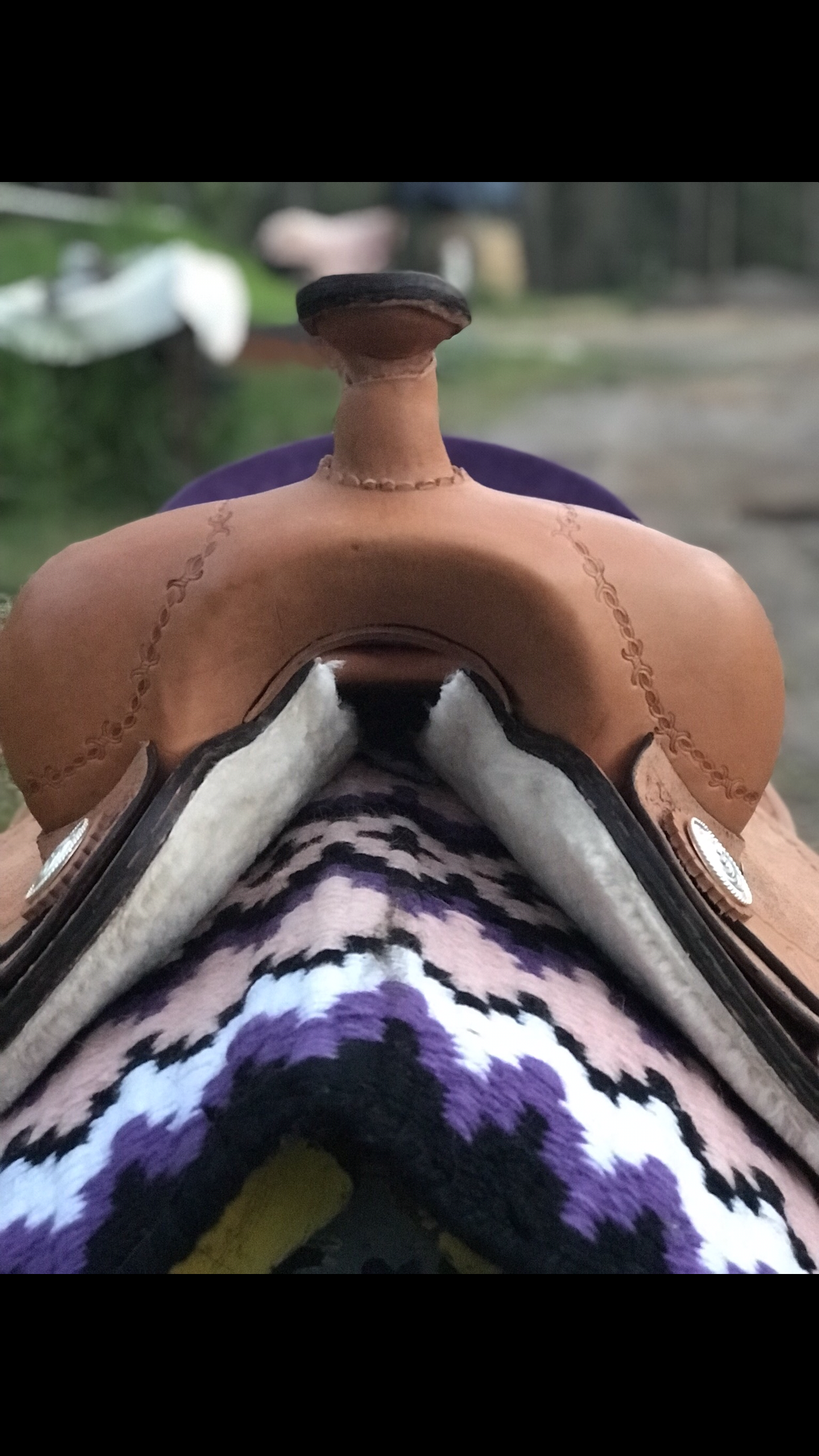 Custome Made Barrel Racing Saddle - Rawhide Western Wear 