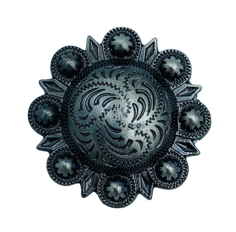 A7257 - Antique Gunmetal Berry Concho