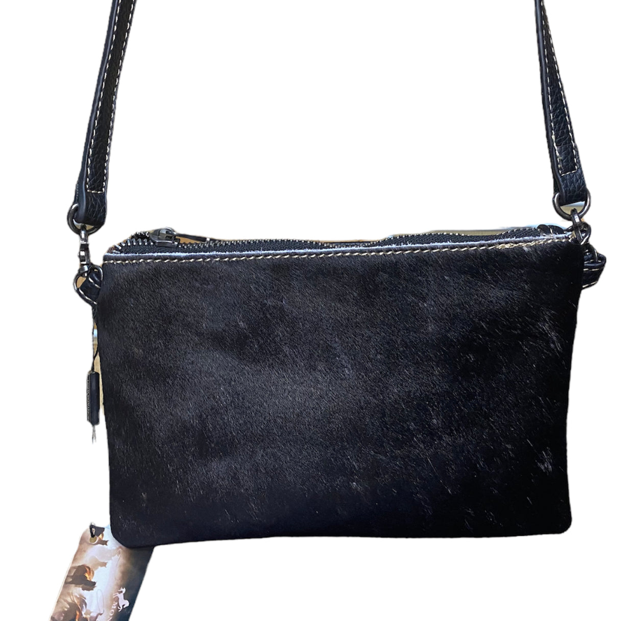 RLH004 - Montana West Hair-On Cowhide Leather Clutch/Crossbody