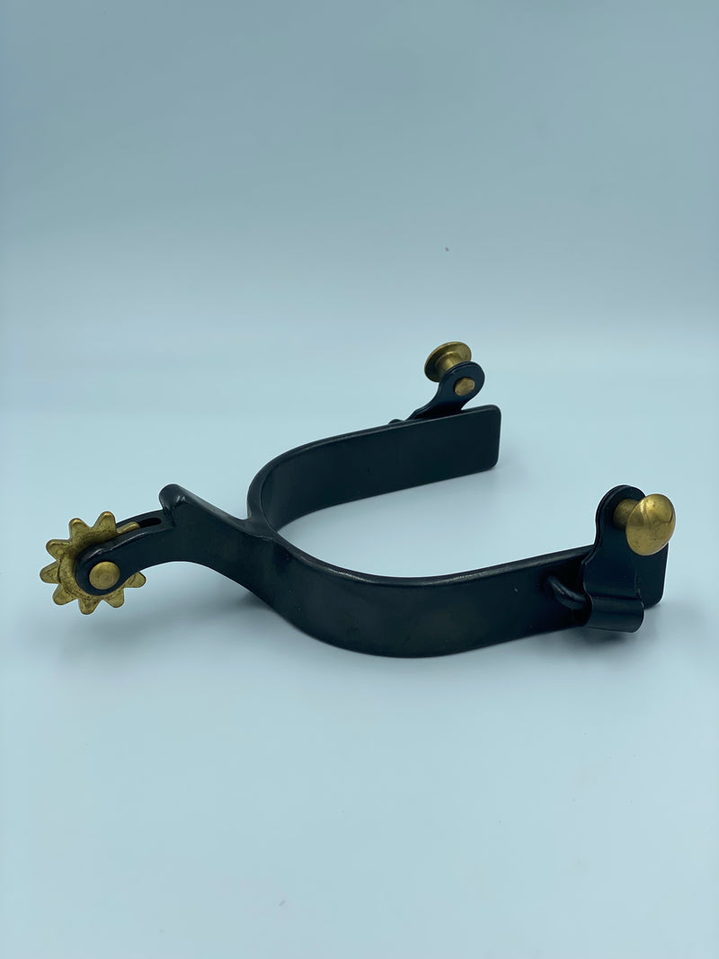 178292  -  Black Plain Band Spurs