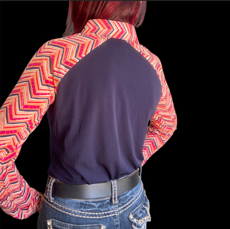L1450 - Sara Ladies Stretch Western Shirt