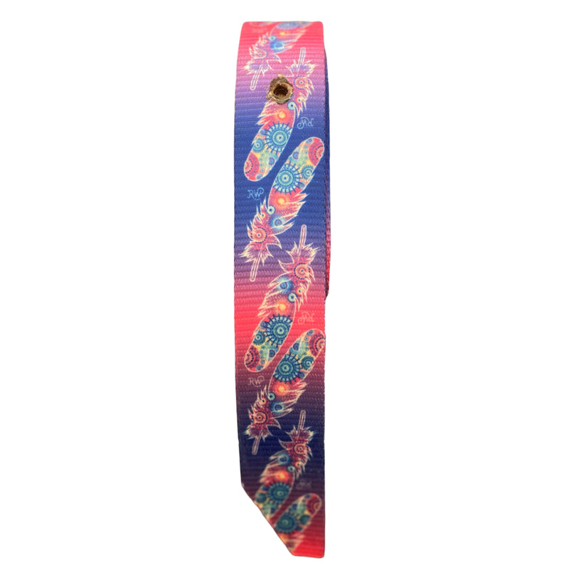 T5448 - Rawhide Bright Feather Latigo Set