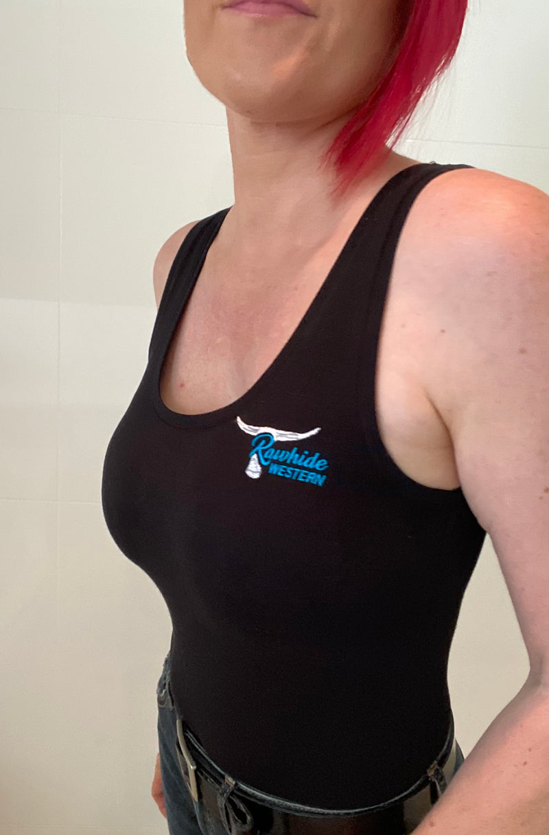 P4044 - Rawhide Black Singlet